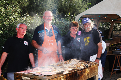 les maquereaux grillent